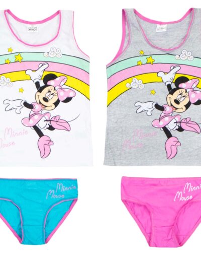 Minnie mouse 2 stuks ondergoedsets maat 128/134 8/9 jaar